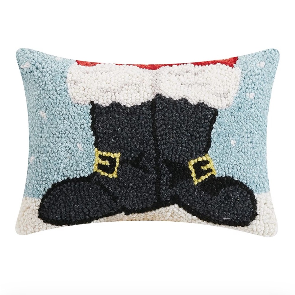 Santa’s Boots Accent Pillow